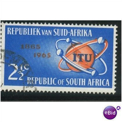 South Africa 1965 - SG 258 - 2½c ITU - used