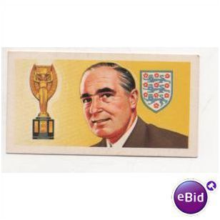 1969 Brooke Bond Tea card Famous People No.48 Sir Alfred Ramsey