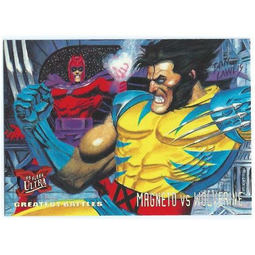 1995 Fleer Ultra X-Men - #134 - Magneto VS Wolverine