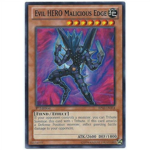 YuGiOh War of the Giants - BP02-EN054 - Evil Hero Malicious Edge - 1st Edition