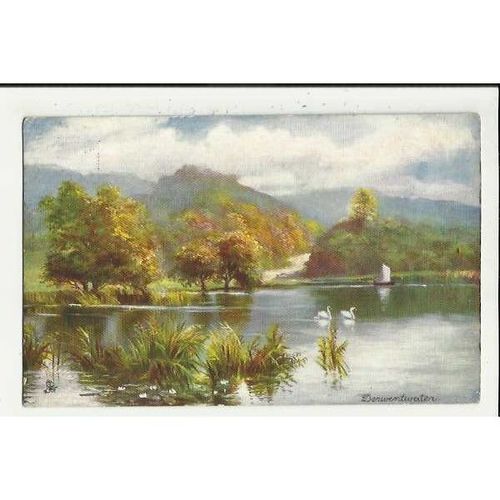 7142 Cumberland DERWENTWATER Tuck Oilette Postcard