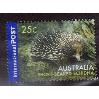 AUS 2006 25c 'SHORT BEAKED ECHIDNA' FINE USED (EBID44-046)