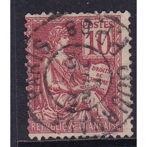 FRANCE 1900 MOUCHON TYPE 10C RED USED SG300 #1