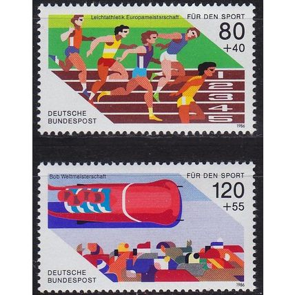 GERMANY BUND [1986] MiNr 1269-70 ( **/mnh ) Sport