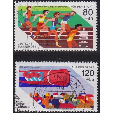 GERMANY BUND [1986] MiNr 1269-70 ( O/used ) Sport