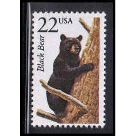 2299 22c Black Bear Fine MNH V2186 (12)