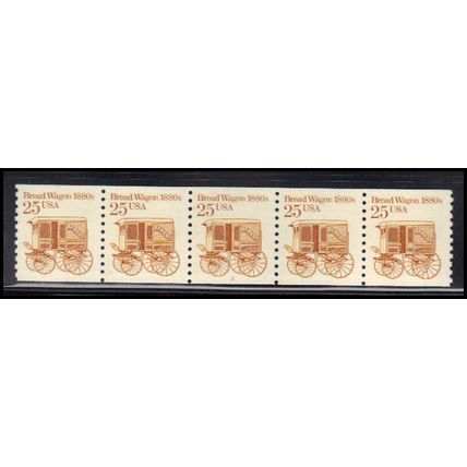 2136 25c Bread Wagon Very Fine MNH Dry Gum PNC 2/5 KA9102