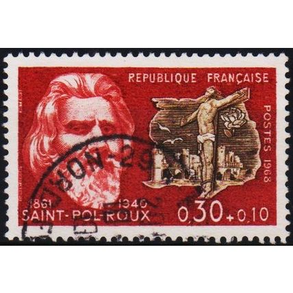 France. 1968 30c+10c S.G.1784 Used