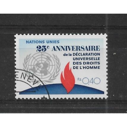 UnitedNations.G35 40c Human Rights Flame.Fine Used.Jan23