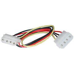 Pack of 2] 4 Pin Molex Extension Cable, 5.25 inch Male to 5.25 inch Female, ...