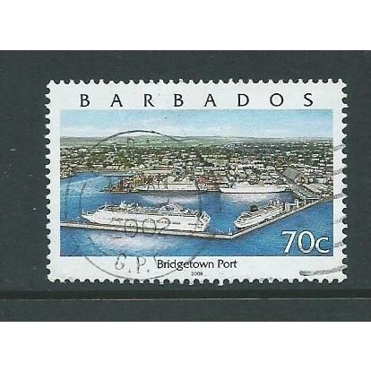 barbados stamps sg1158 sg 1158 bridgetown port used