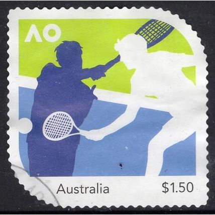 2025 AUSTRALIAN OPEN TENNIS, USED SELF-ADHESIVE MYSTAMP. 9