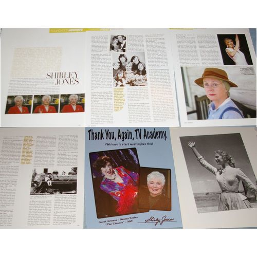SHIRLEY JONES 32x Clippings 1978+1982-to-recent