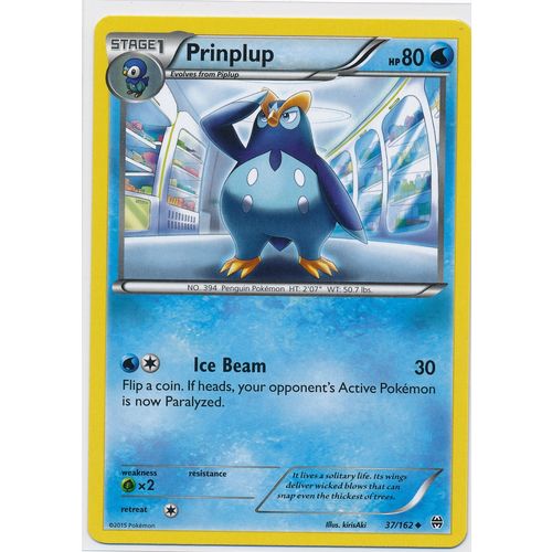Pokemon XY BREAKThrough #037/162 Prinplup