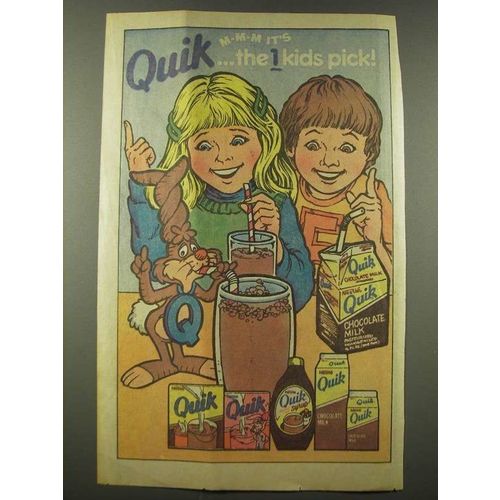1986 Nestle Quik - M-m-m it's Quik the 1 kids pick