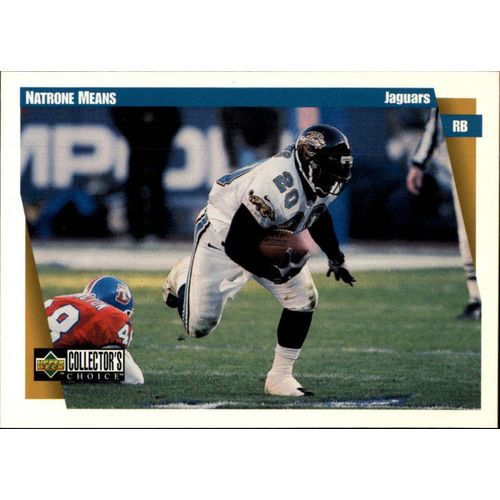1997 Collector's Choice Football Natrone Means #194