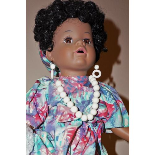 Seymour Mann Connoisseur Collection Porcelain Doll - FLEURETTE African American