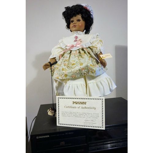 Seymour Mann Connoisseur Collection Porcelain Doll - MICHELLE African American