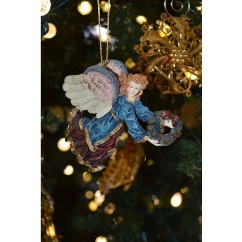 Set of 3 Vintage Angel Ornaments - 1990's.