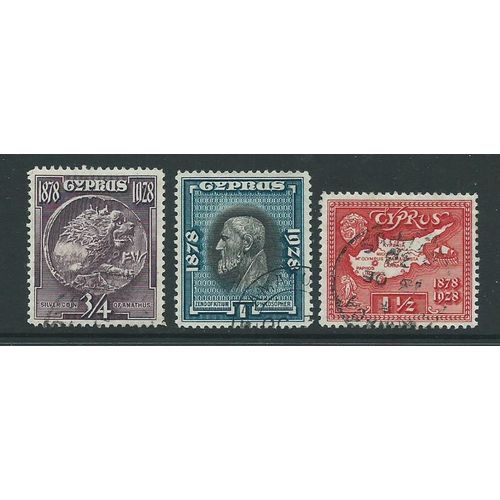 cyprus stamps sg123 range used sg 123