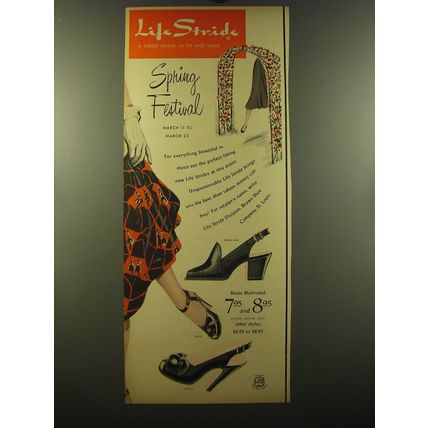 1950 Brown Life Stride Shoes Advertisement - Forward, Irma and Pride