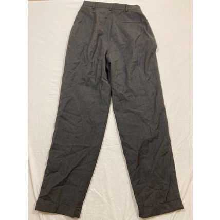 Evan Picone Casual Grey Wool Polyester Pleated Dress Pants WOMEN'S Size 4 x 31