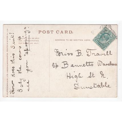 Glen Shiel Ross-shire 1904 E Longstaffe Art Postcard