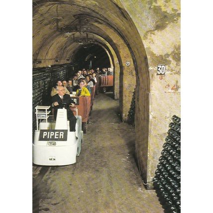 Reims Piper Heidsieck France Postcard unused VGC