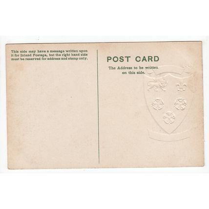 King's College with Heraldic Crest Oxford Postcard