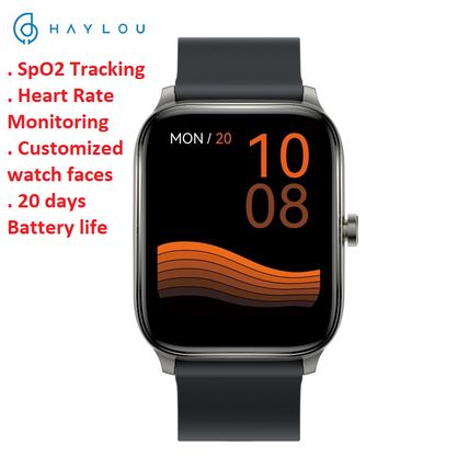 Haylou GST Smart Watch Fitness Tracker Blood Pressure Heart Rate Sports Watch