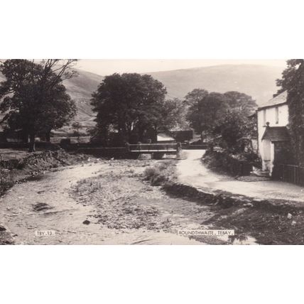 Roundthwaite Tebay Muddy Friths Cumbria RPC Old Postcard