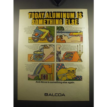 1970 Alcoa Aluminum Ad - Today Aluminum is something else