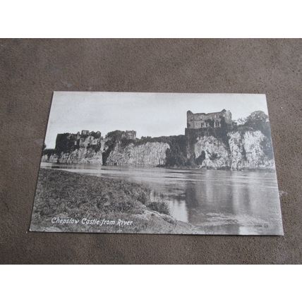 Early Postcard - Chepstow Castle from River - Monmouthshire