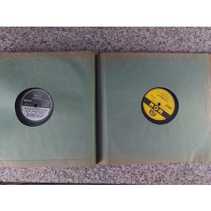Vintage HIS MASTER'S VOICE 10" 78 Album Book Folder including 24 x 78RPM Records
