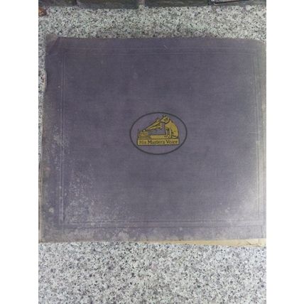 Vintage HIS MASTER'S VOICE 10" 78 Album Book Folder including 24 x 78RPM Records