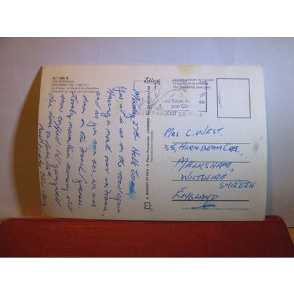 GARVARNIE, PYRENEES MOUNTAINS , FRANCE used postcard #