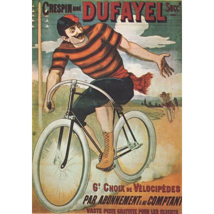 Crespin Dufayel French Old Bicycle Cycle Bike Advertising Postcard