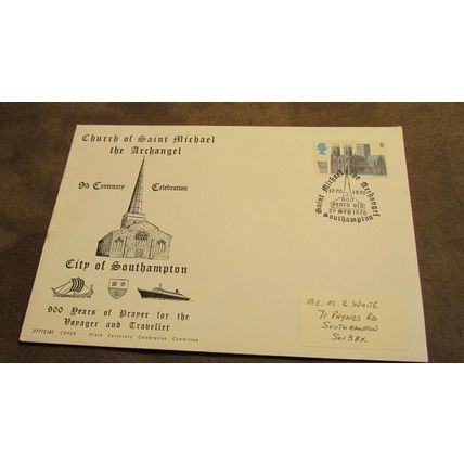 1970 GB Cover - Church of St Michael The Archangel - City of Southampton