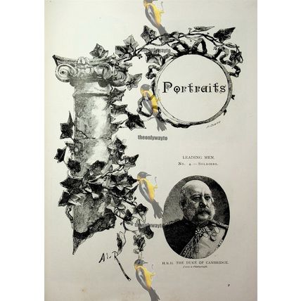 Lord Wolseley, Sir G W White, Gen Goodenough, Book Illustration (Print), 1893