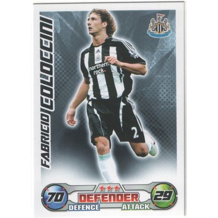 Match Attax 2008/2009 Fabricio Coloccini Newcastle United