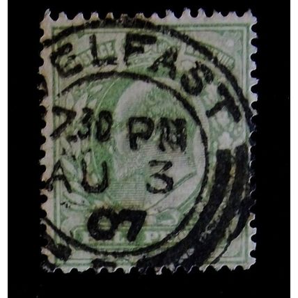 GB 1902 Edward VII 0.5d green SG215