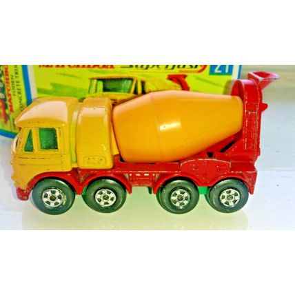 Matchbox No21 Foden Cement Truck with box