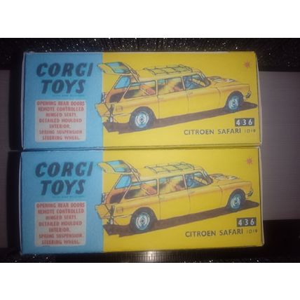 Corgi 436 Citroen Safari Reproduction /Replica Box