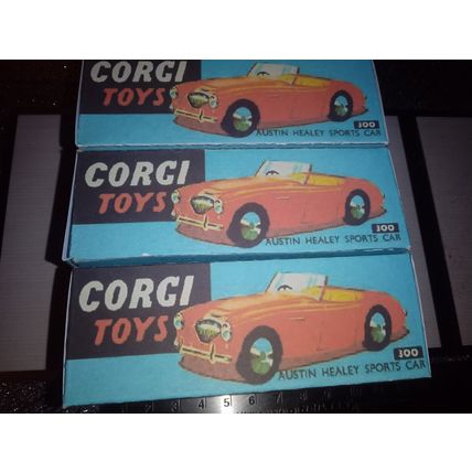 Corgi 300 Austin Healey Sports Repro / Copy / Replica Box