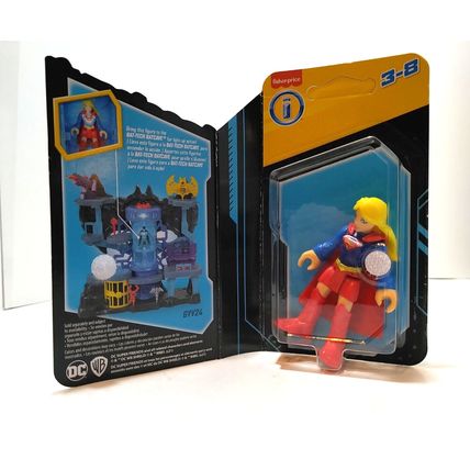 Imaginext DC Super Friends SUPER GIRL FIGURE #13 - Bat-Tech/Light-Up - SEALED!