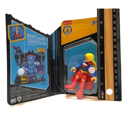 Imaginext DC Super Friends SUPER GIRL FIGURE #13 - Bat-Tech/Light-Up - SEALED!