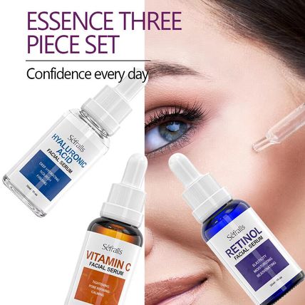 3Pack Vitamin C Facial Serum For Face, Retinol Serum for Face