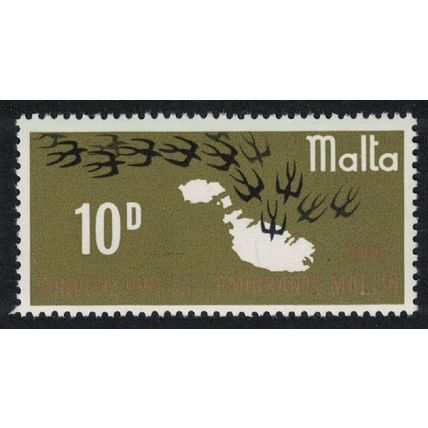 Malta Birds Maltese Migrant's convention 1969 MNH SG#420 MI#391