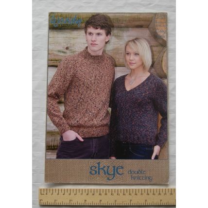 Vintage: Wendy 5491 loose fitting sweaters, Skye DK, 24-44 inch, 61-112 cm