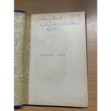 RARE* 1889 REVEREND BUCKLAND STRAYED EAST ILLUSTRATED FICTION ANTIQUE BOOK (P3)
